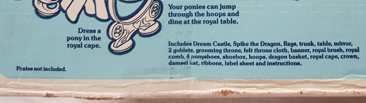 Closeup of the contents of Lavender Dream Castle