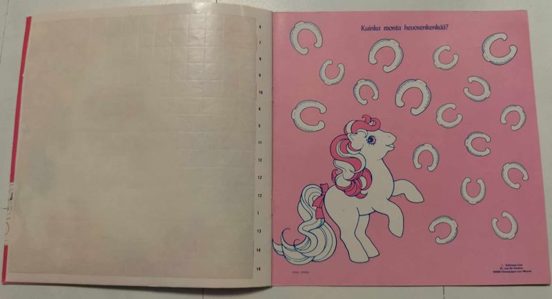 File:57 Finnish G1 Sticker Book Tarrakirja In the Circus Sirkuksessa Sticker Page in the end Photo Credit PipsaP.jpg